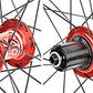 KOOZER XF2046 Classic MTB Mountain Bike Front & Rear Wheels Wheelset for Shimano 8-11S Black Red