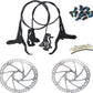 Zoom Hydraulic Disc Brake Mountain Bike Set MTB Front & Rear/w Disc Rotor 160mm