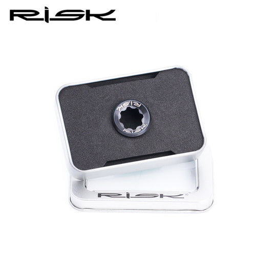RISK Titanium Alloy Crank / Bottom Bracket Cap for Shimano XT XTR M20x8mm (2pcs） RT122