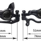 Zoom Hydraulic Disc Brake Mountain Bike Set MTB Front & Rear/w Disc Rotor 160mm