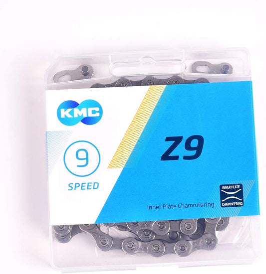 KMC Z9 Cycling Chain 1/2 x 11/128 9-Speed 116 Links Z99 Upgrade